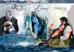 3 Live Films - Rigoletto; Traviata; Tosca